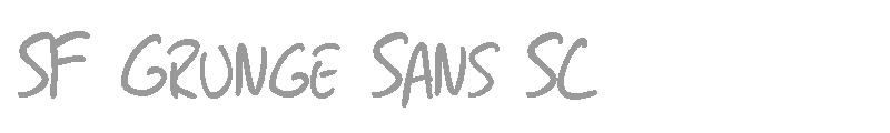 SF Grunge Sans SC